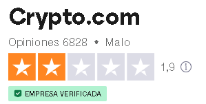 Crypto.com Trustpilot