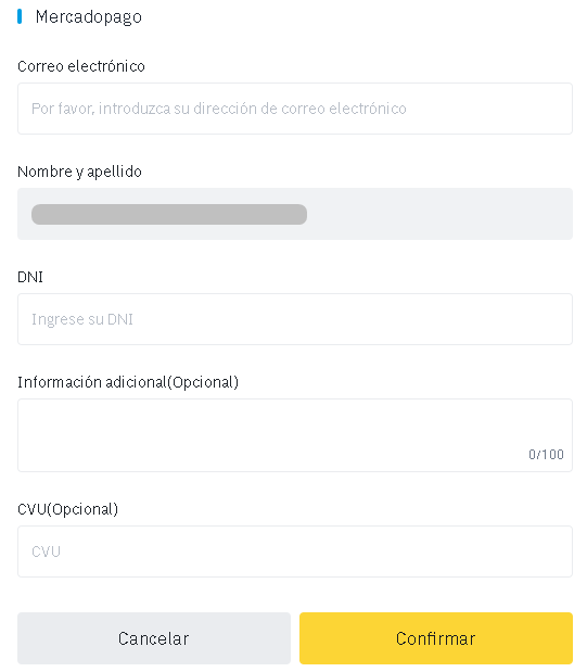 Stormgain Retiro. Binance Mercado Pago Formulario