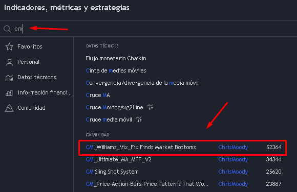 cm-williams-configuracion